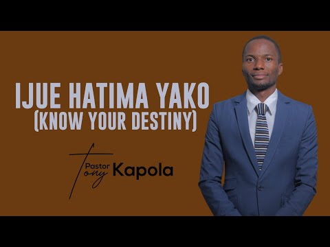 Video: Unawezaje Kubadilisha Hatima Yako