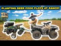 My FIRST TIME Planting FOOD PLOTS for DEER at My ABANDONED RANCH!!!