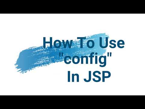 How To use config implicit object in jsp