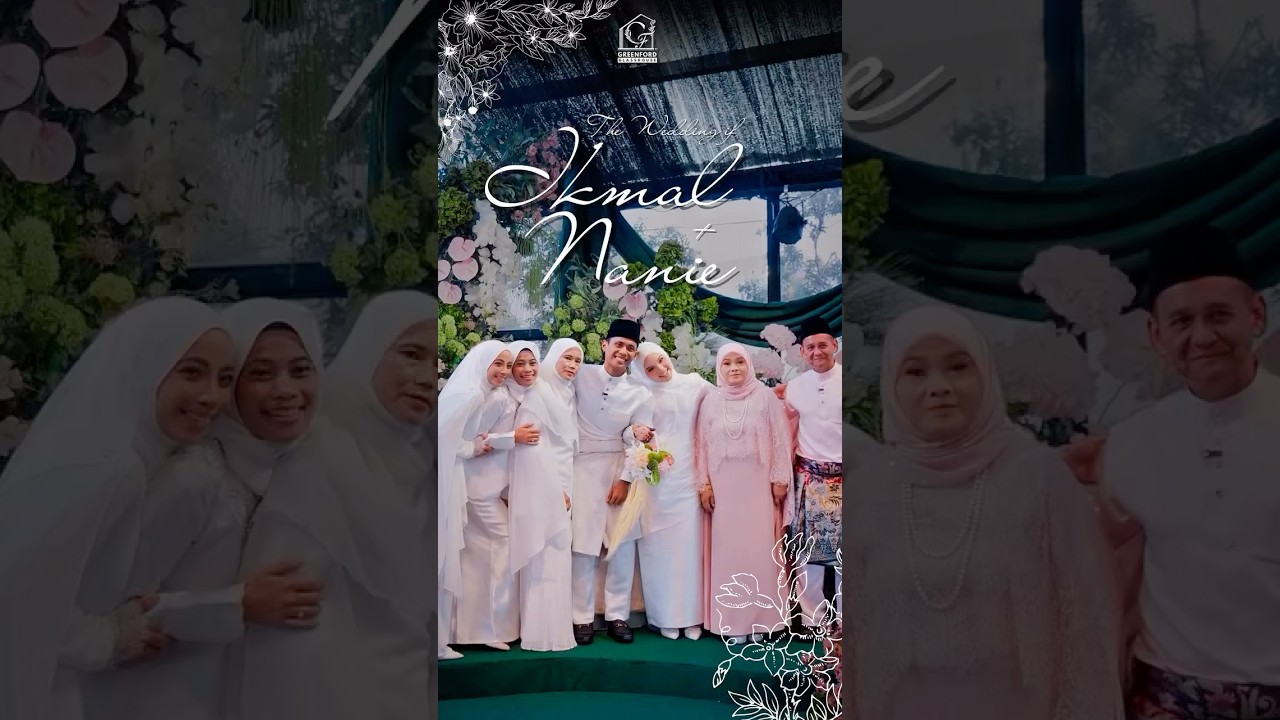 Solemnization Ikhmal & Nanie 🤍🕊️ #greenfordglasshouse #eventspace #klang #wedding #malaywedding