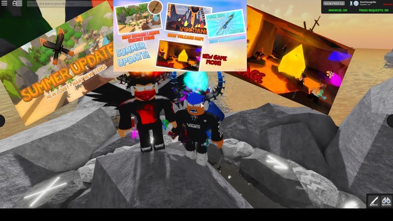 Roblox Murder Mystery X Big Summer Update 2019 W Dak Youtube - new summer update for the game lobby roblox