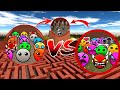 Lobotomy Dash Nextbots And Geometry dash chase me in maze #FyroGaming #gmod