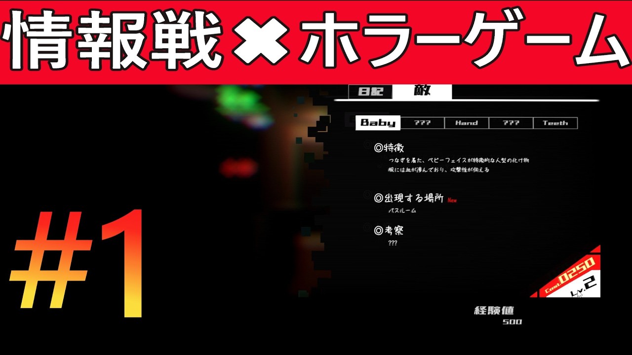 【#1】One Room Nightmare　初見プレイ