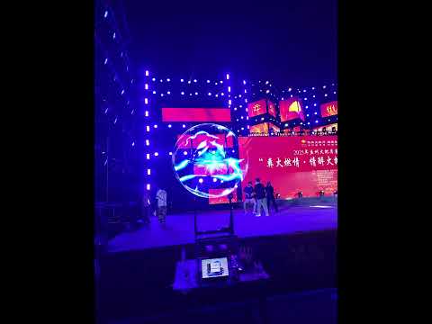 6pcs SH-F80 3D hologram fan video wall live footage of the event stage