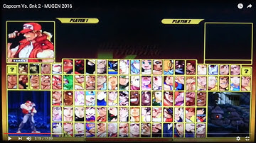 Street Fighter 1 2 3 - MUGEN 2016 - Capcom Vs SNK 2 pc