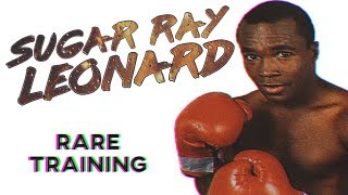 Sugar Ray Leonard RARE Training In Prime