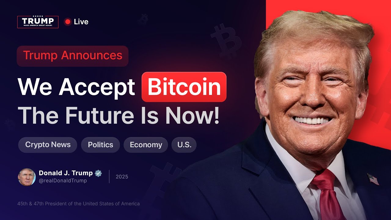 LIVE: Trump Announces Important News About Crypto! This Speech Will Change  the Crypto Industry