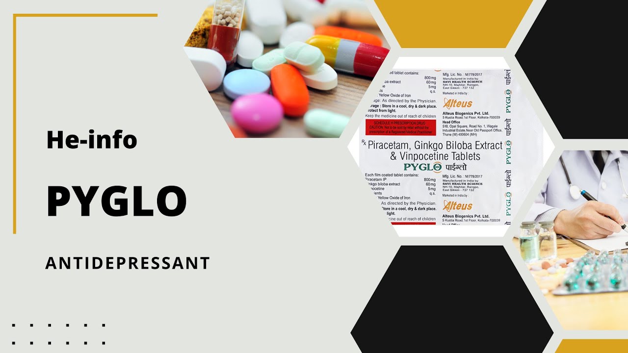 #Pyglo | Uses, composition, side effects and product | Ginkgo Biloba + Piracetam + Vinpocetine