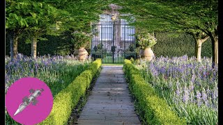 A Glimpse Through the Gate into the King’s Garden  with ideas that translate into many gardens