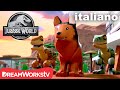 Scontro finale tra dinosauri | LEGO JURASSIC WORLD: LEGGENDA DI ISLA NUBLAR