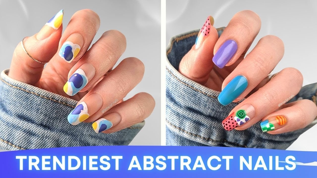 New Abstract Nail Art Designs | Autumn Nails 2021 - Youtube