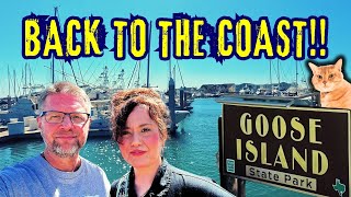 No plans, just Coasting! Goose Island State Park, Rockport and Port Aransas!