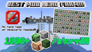 INSANE Mob Head Farm 1000+ Heads/Storm!!! Minecraft 1.20 Showcase