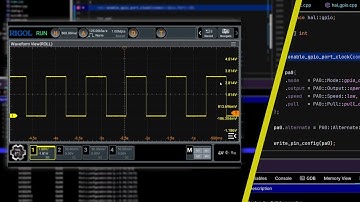 STM32 GPIO y PWM con mi librería HAL | Demostración en mi placa + Probando osciloscopio Rigol DH814