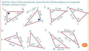 Applications Congruent Triangles