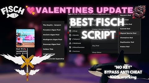 [UPD💖] Fisch Script GUI | Speed Hub X - Fast Catch, Infinite Money, Auto Sell & More! NO KEY
