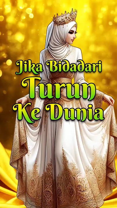 Jika Bidadari ke Bumi #bidadarisurga #cantiknyabidadari #surhafirdaus #wanitasolehah #istrisolehah