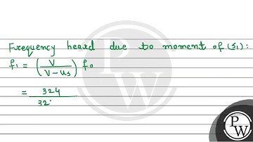 \(S_1\) and \(S_1\) are two identical sound sources of frequency \(656 \mathrm{~Hz}\). The sourc....