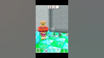 Minecraft noob vs pro vs Hacker🤯 in saving villager.... #minecraft #minecraftshorts #shorts