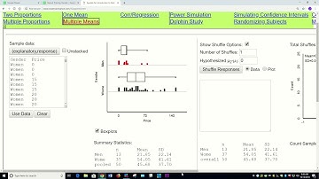 Difference in Two Means - Simulation Approach
