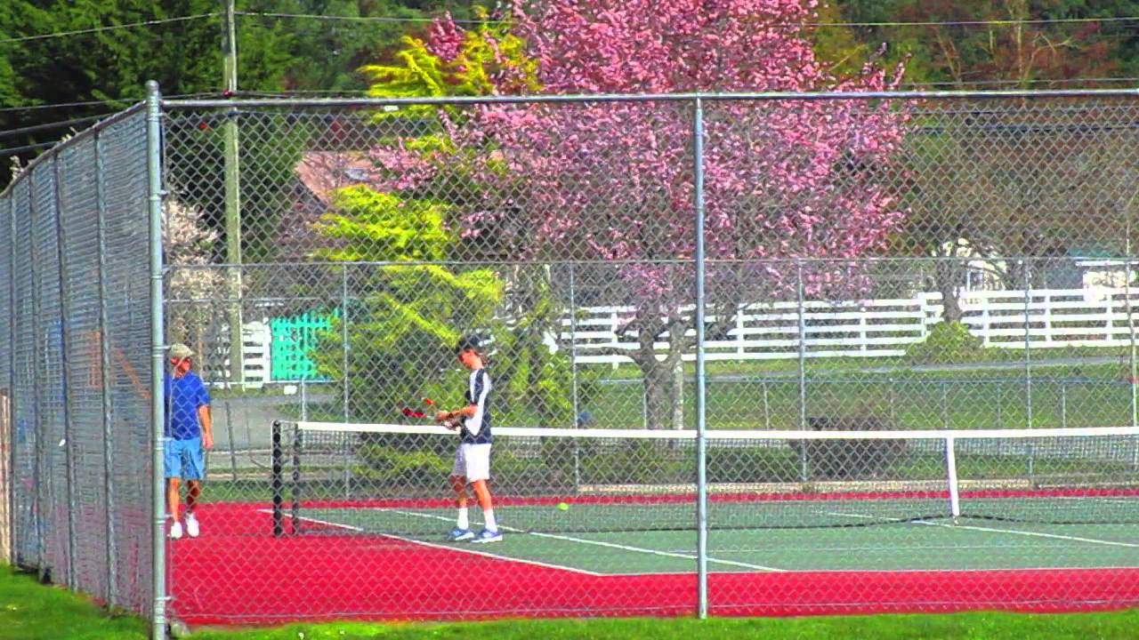 Tennis on a Winter Day in Canada YouTube