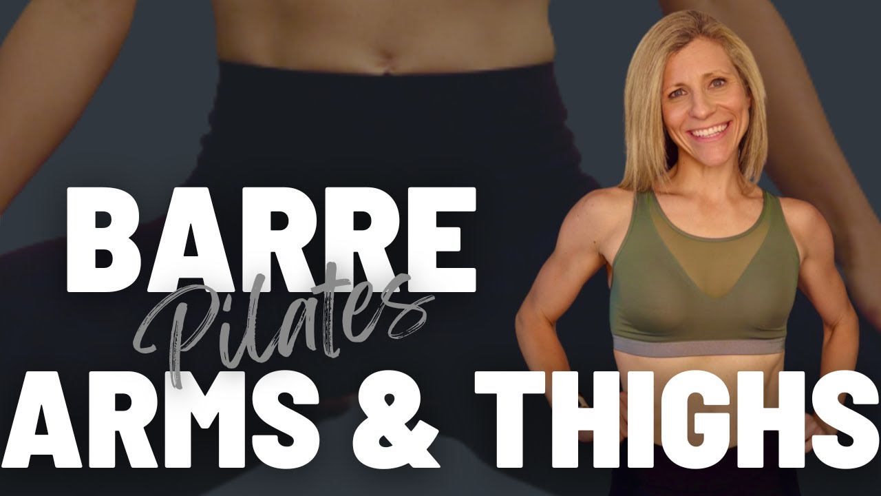 10 Minute Barre and Pilates Abs and Thighs I Low Impact Toning Workout