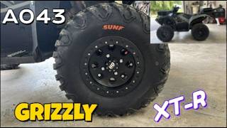 SUNF A043 tires on '26 Grizzly XT-R overview