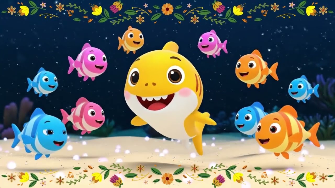 Fiesta del Tiburón Bebé en el Fondo del Mar 🌊🦈 Canción Infantil para Niños