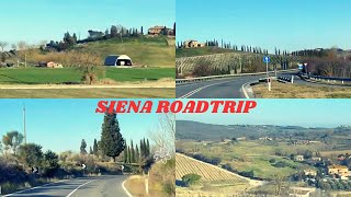 Montepulciano to Siena, Italy 🇮🇹 Roadtrip