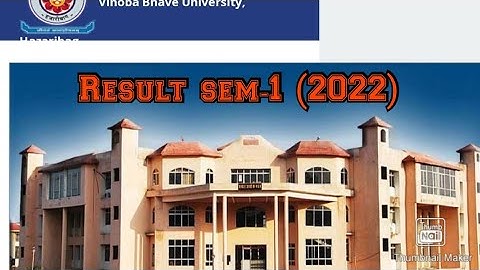 VBU results 2022 semester-1 # how to check vbu results