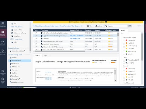 Basics Intrusion Prevention System (IPS) on Check Point Firewalls and  Logs and SmartEvent Part 1