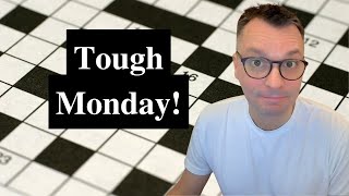 I almost couldn't get this "EASY" Monday crossword puzzle! Wealth