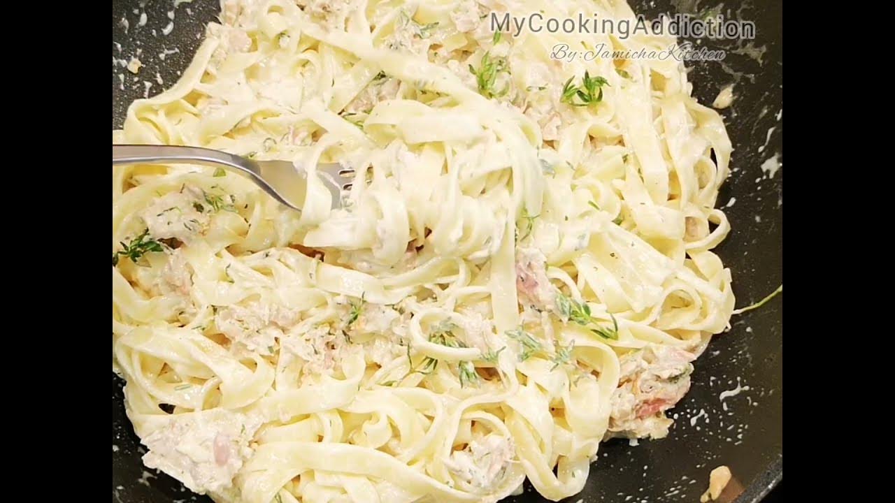 Quick and Easy Tuna Alfredo Pasta Recipe, Ready in 15 Minutes YouTube