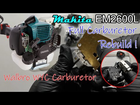 VTECH 65 - Makita EM2600L Carburetor Full Rebuild