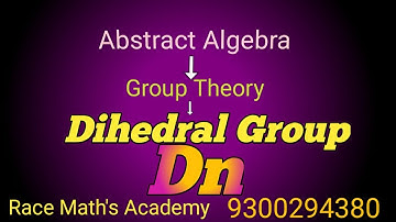 || Lecturer 18 Group Theory || Dihedral Group Dn