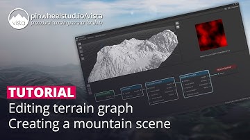 Procedural Terrain Unity - Vista - Editing Terrain Graph and Create A Mountain Scene - Tutorial 04