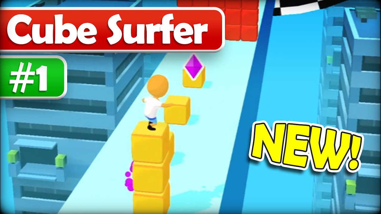 Cube Surfer 🧊🎮 [NEW UPDATE] All Level Gameplay 1 