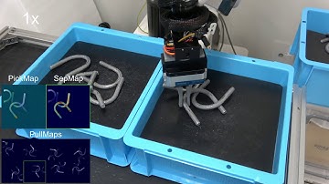 Learning to Dexterously Pick or Separate Tangled-Prone Objects for Industrial Bin Picking