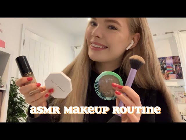 ASMR get ready/doing my makeup💋
