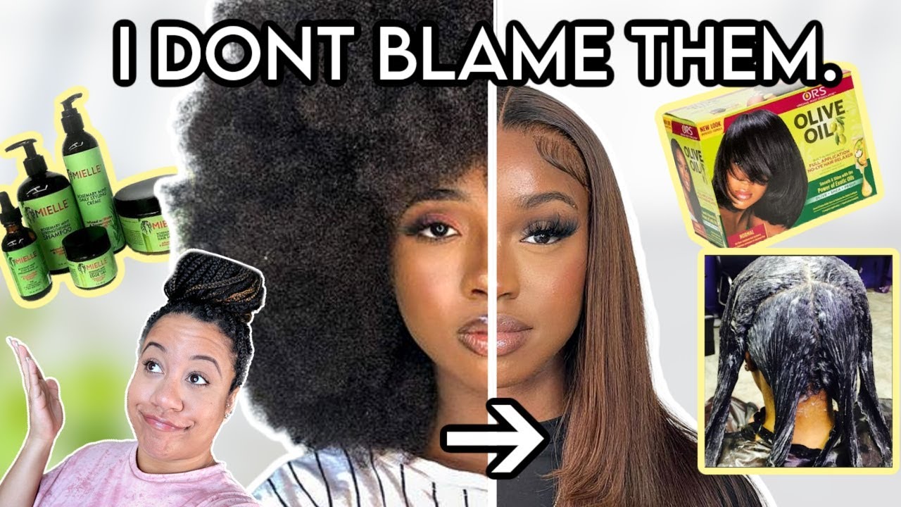 Why are NATURAL HAIR Black Women Relaxing Their Hair?