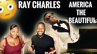 Our First Time Hearing | Ray Charles “America The Beautiful” SOULFUL Reaction 😳