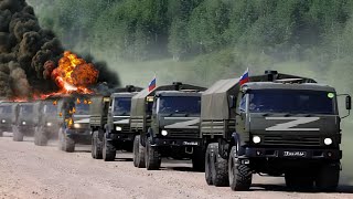 바흐무트에서 러시아의 패배가 반복되었습니다! 러시아 탄약 공급 트럭 250대 폭파