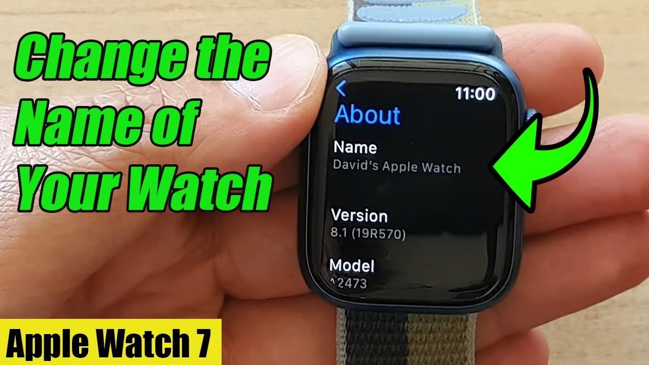 How to Change Your Apple Watch Name  