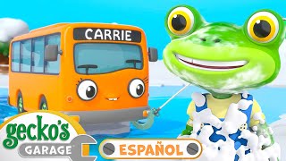 Lago congelado | 🐸 Garaje de Gecko | Carros para niños | Vídeos educativos