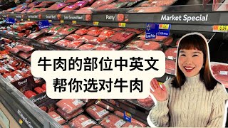 带你中英文认识牛肉部位在美国买对牛肉。