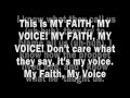 Native deen my faith my voice   voice only  lyrics