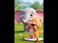 🐱 Cat Throws Ball… Balloon Elephant Becomes REAL?! 😲🎈🐘 #shorts #funny #comedy #viral #catvideos