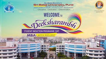 Deeksharambh 2025 | MBA Student Induction Programme | SBUP Welcomes Batch 2025–2027