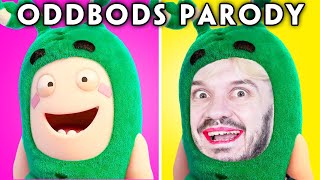 Oddbods vs Es Krim | Oddbods dengan anggaran nol | Parodi Kartun Lucu | Wow Parody Indonesia