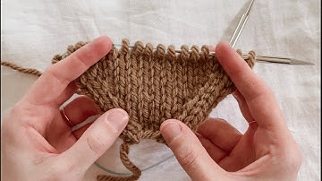 M1R / M1L: Make 1 Right / Make 1 Left increases knitting tutorial